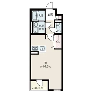 リベル元町【3階】の間取り