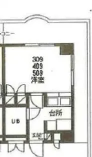 グランドヴィラ・アサヒ【4階】の間取り