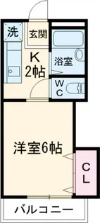 グローリー上野毛【1階】の間取り