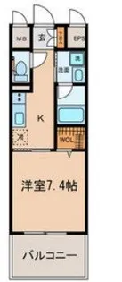 GRAND ESPOIR IZUMI【2階】の間取り