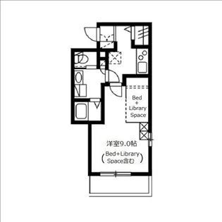 東京都中野区南台2【マンション】の間取り