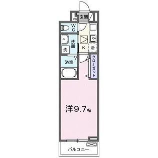 東京都日野市豊田3【アパート】の間取り
