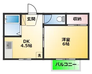 ルポ・マヌアール【1階】の間取り