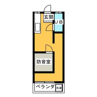 上原コーポラス【3階】の間取り