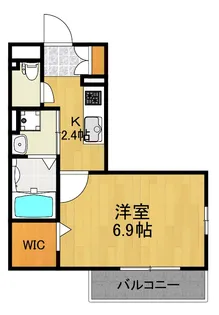 神奈川県横浜市港北区篠原町【アパート】の間取り