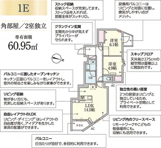 THE129高円寺【1階】の間取り