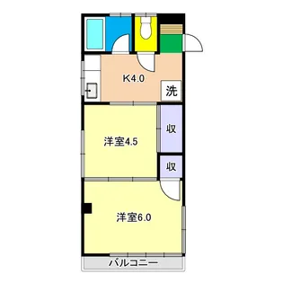 メゾンK&N【3階】の間取り