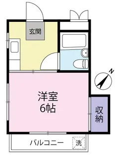 東京都大田区鵜の木2【アパート】の間取り