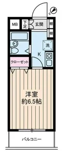 ヴェルビュ新中野【6階】の間取り