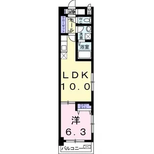 ヴィラージュ経堂【3階】の間取り