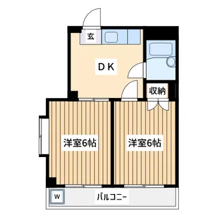 プレミール浜町【2階】の間取り