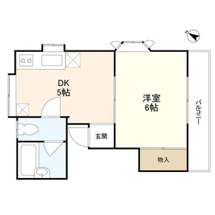 フジハイツ【2階】の間取り
