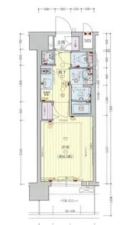 プレサンス四天王寺前夕陽ヶ丘【3階】の間取り