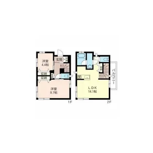 東京都大田区田園調布本町【一戸建】の間取り