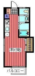 清和ハイム【1階】の間取り