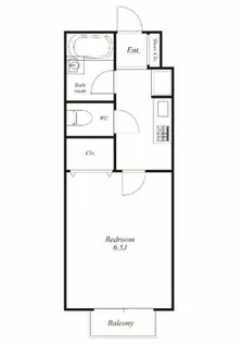 ハウスガーベラ【1階】の間取り