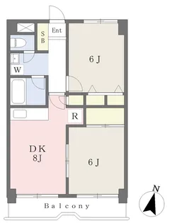 カストール鹿野【4階】の間取り