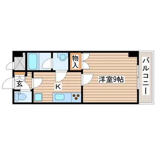 アーバンヒルズ国見【1階】の間取り