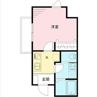 フラットセブン学芸大【2階】の間取り