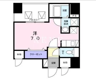 メトロポリタンコート日本橋【4階】の間取り