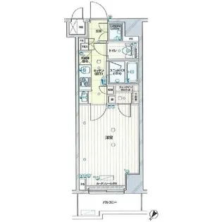 ルーブル王子本町【4階】の間取り