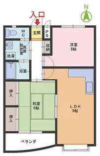 パークスクエア’21【2階】の間取り