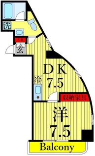 グランパパス【4階】の間取り
