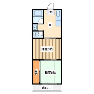 ラフィーネハイツ【1階】の間取り