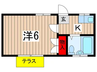 ヒルズアゼリアノ-ス【2階】の間取り