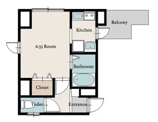 Golden River【2階】の間取り