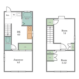 メゾンハウスの間取り