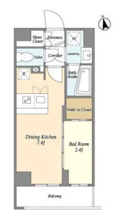 La Douceur志茂【3階】の間取り
