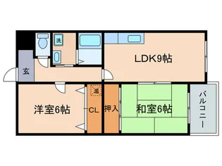 エクシ-ドSS【5階】の間取り