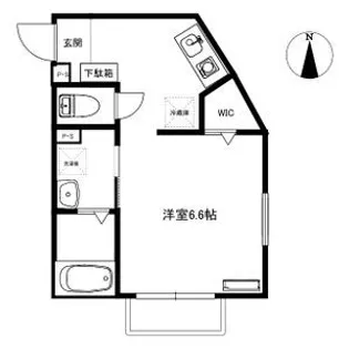 サンシャインハイツ水の森【1階】の間取り