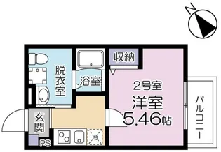 セレーナ神之木町【2階】の間取り