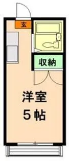 ハイランドコーポ辻【3階】の間取り