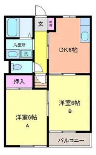 アティアス千代田【2階】の間取り