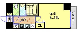 ファステート大阪ドームシティ【10階】の間取り