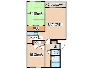 サンライズMS1【3階】の間取り