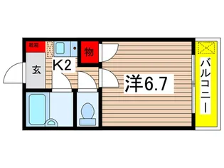 コーポ溝手【2階】の間取り