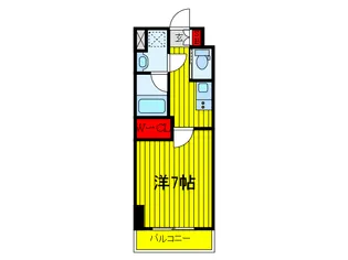 クレイシアIDZ王子【3階】の間取り