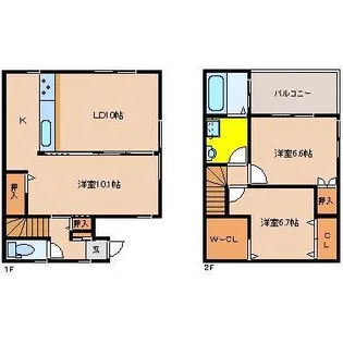 サンシャインヒルズGの間取り