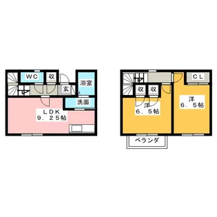 サンモール【1階】の間取り