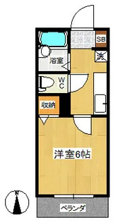 サンライズ【1階】の間取り
