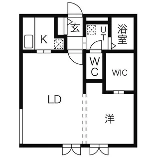 ディリッツ札幌東【3階】の間取り