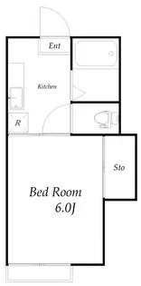 シティハイツ倫【1階】の間取り