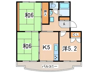 エスポワール湯本【3階】の間取り