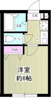 チェスナッツ戸越【3階】の間取り