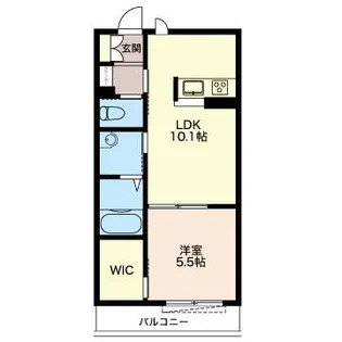 アンビシア【1階】の間取り