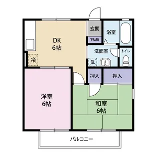 コーポセジュール【2階】の間取り